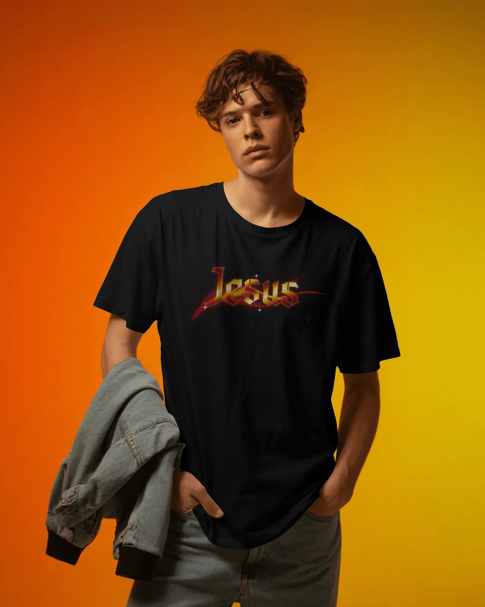 Pentecost Flame Jesus T-Shirt - ChristVisions