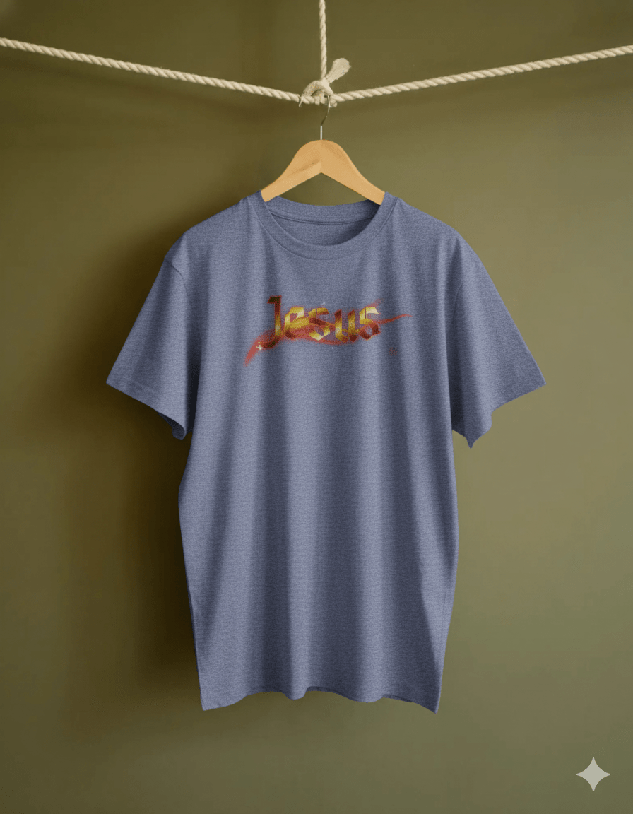 Pentecost Flame Jesus T-Shirt - ChristVisions