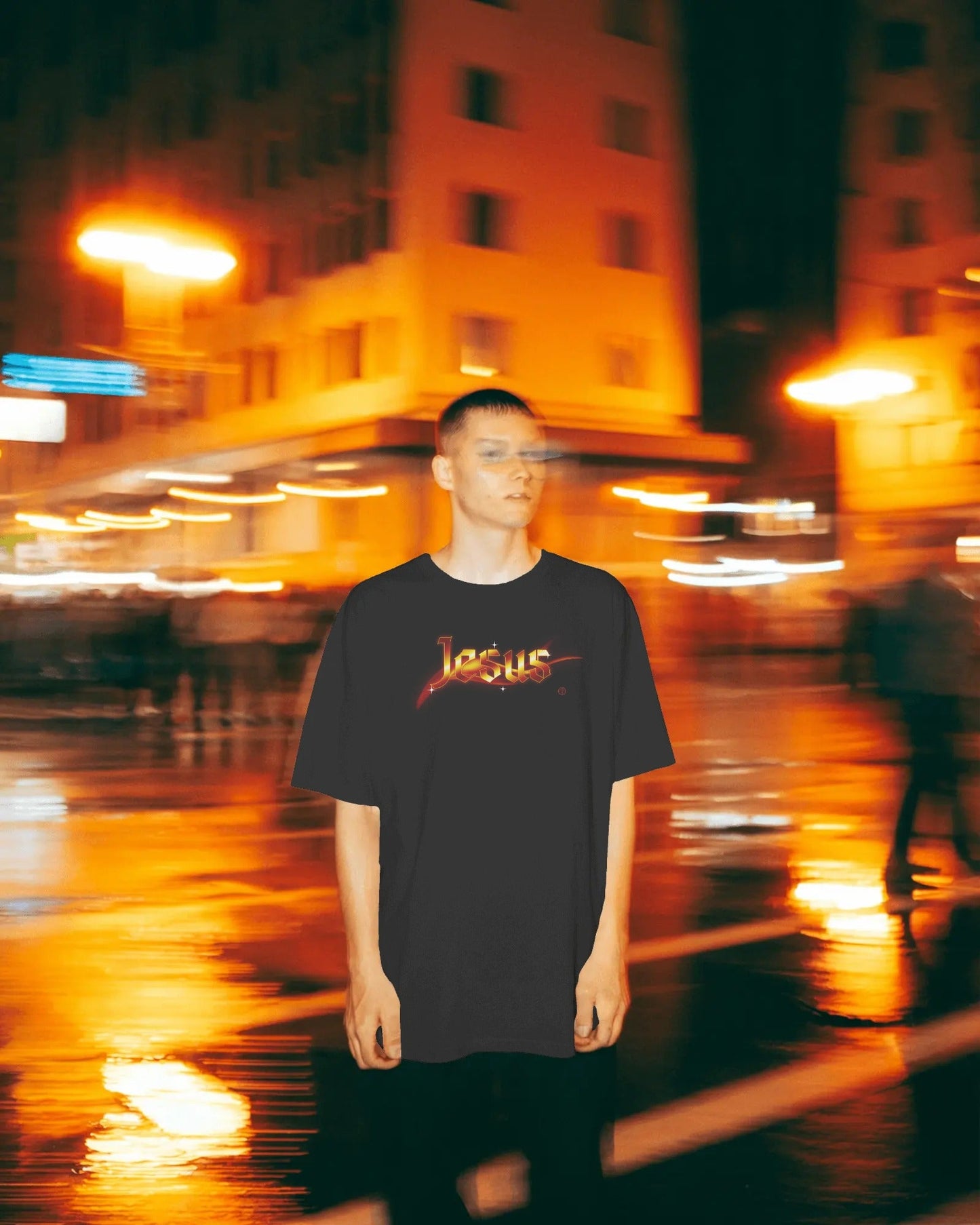 Pentecost Flame Jesus T-Shirt - ChristVisions