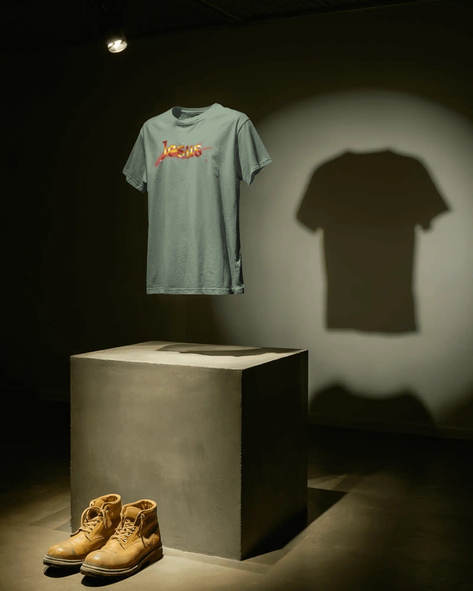 Pentecost Flame Jesus T-Shirt - ChristVisions