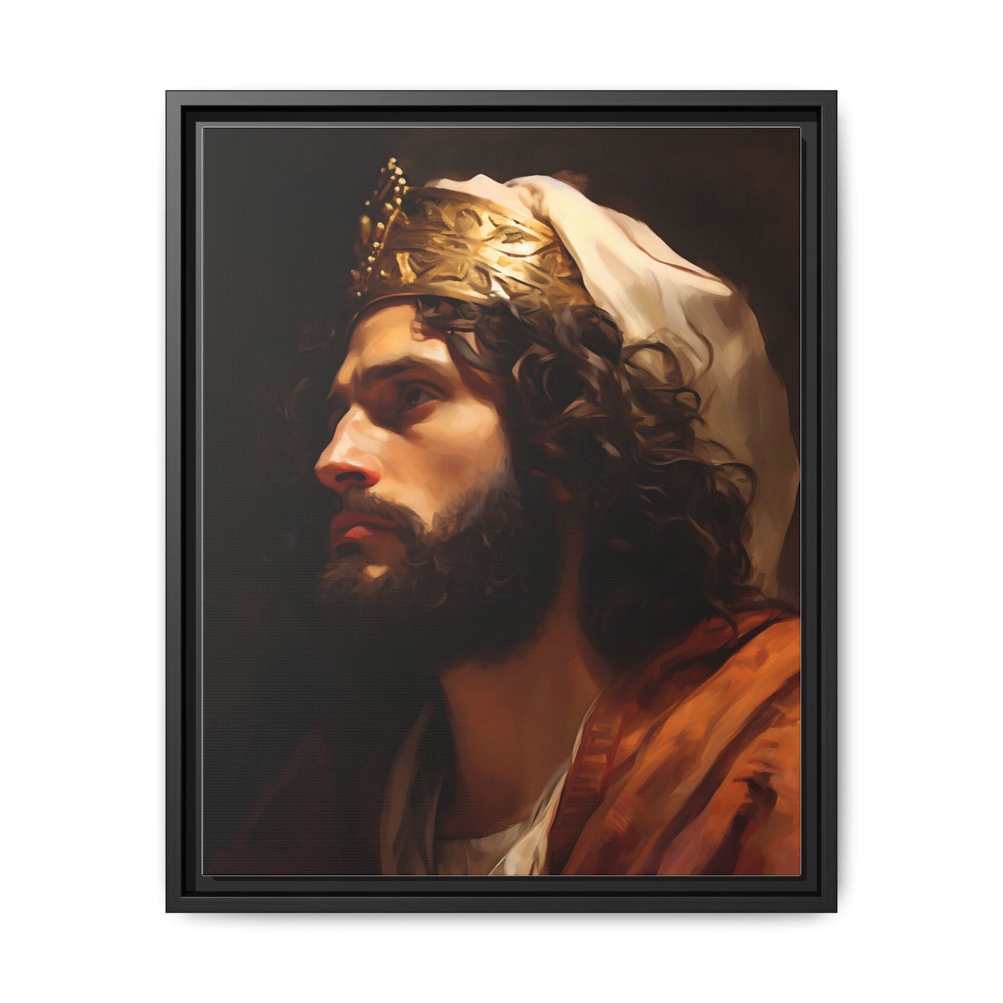 Portrait Of King David | Canvas Print