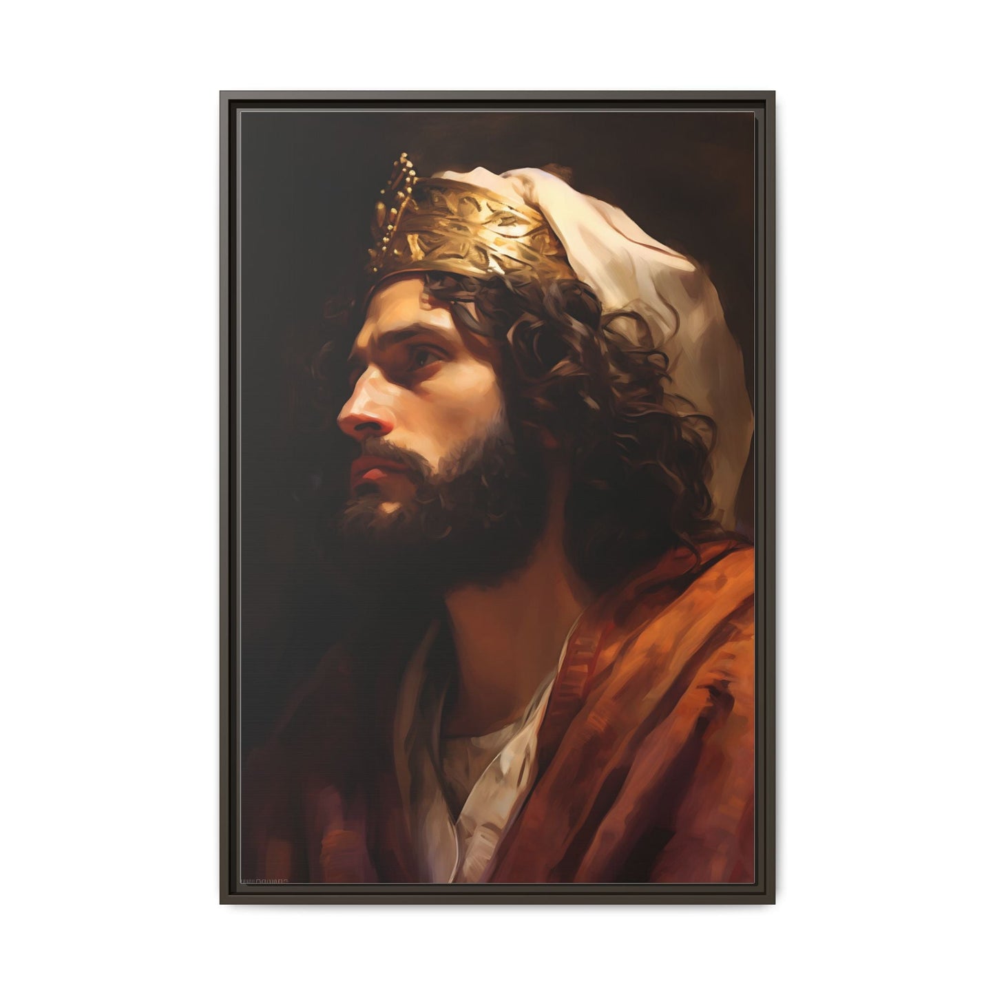 Portrait Of King David | Canvas Print