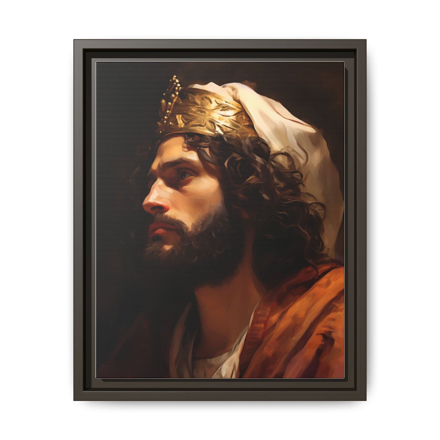 Portrait Of King David | Canvas Print