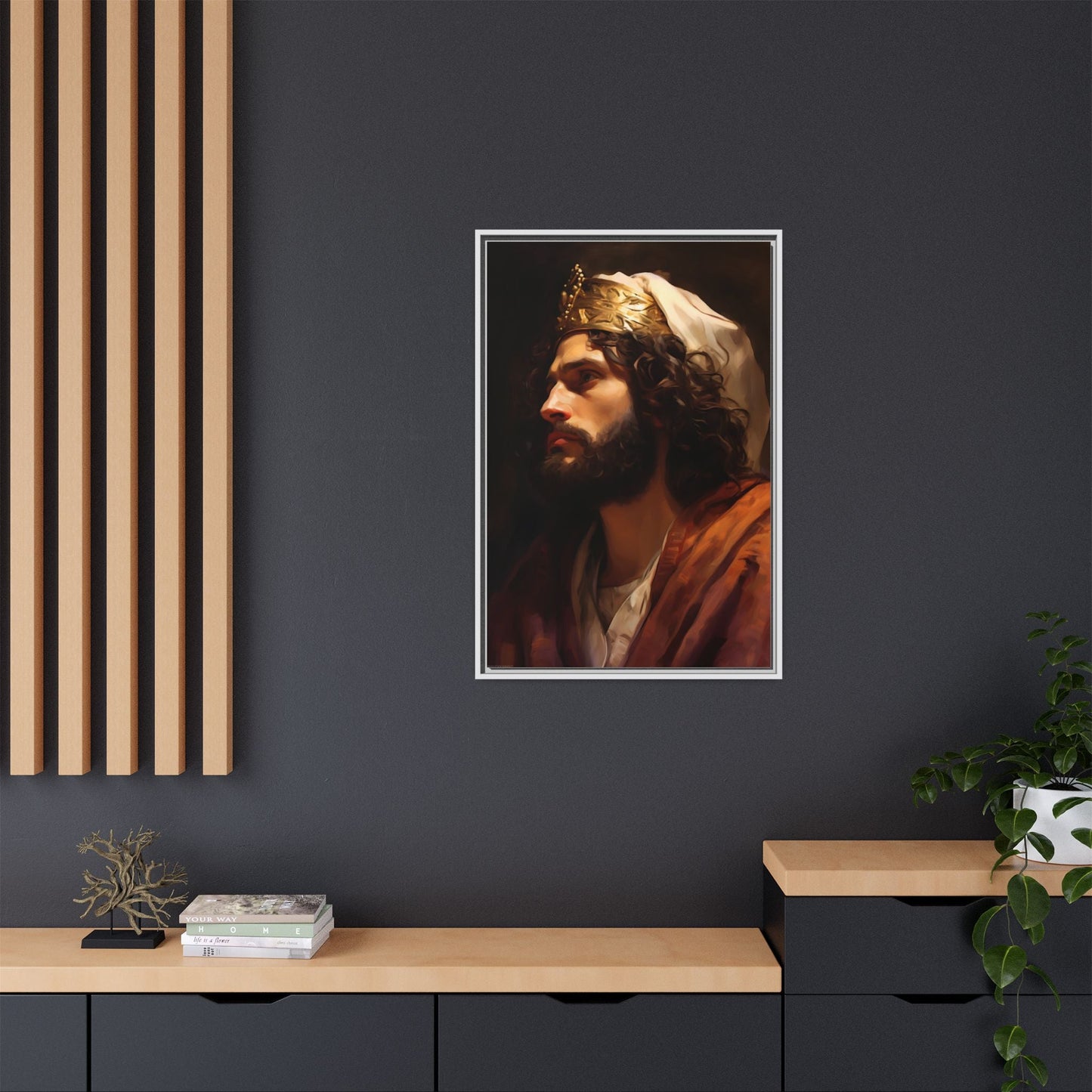 Portrait Of King David | Canvas Print