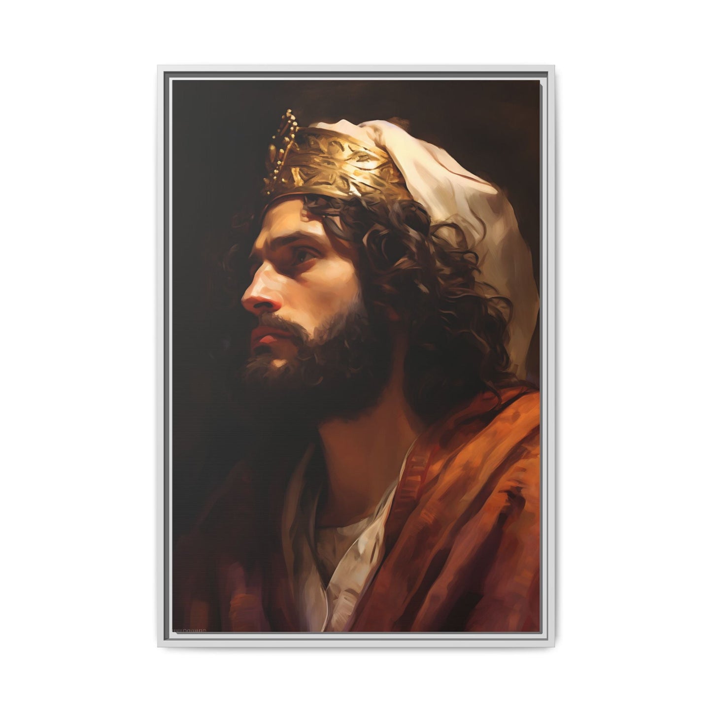 Portrait Of King David | Canvas Print