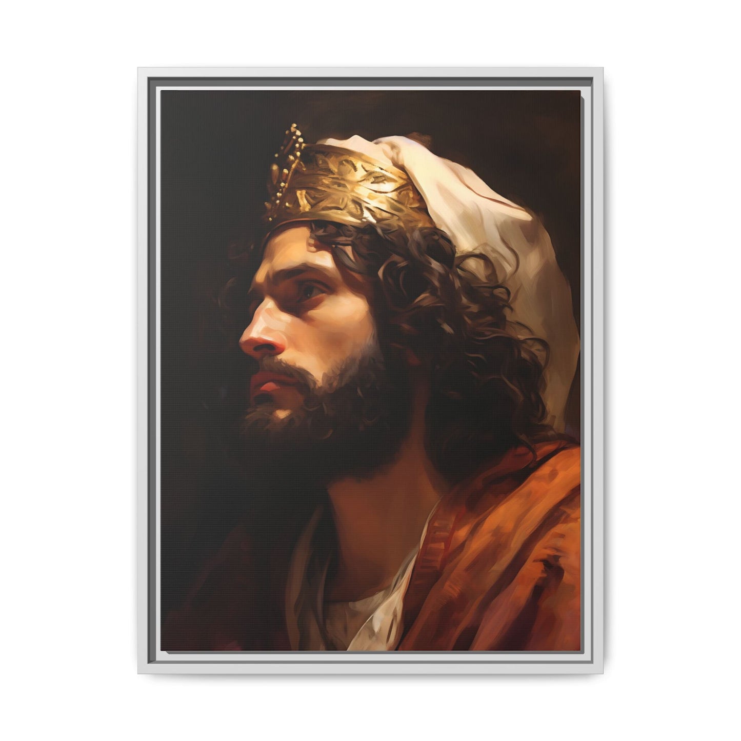 Portrait Of King David | Canvas Print