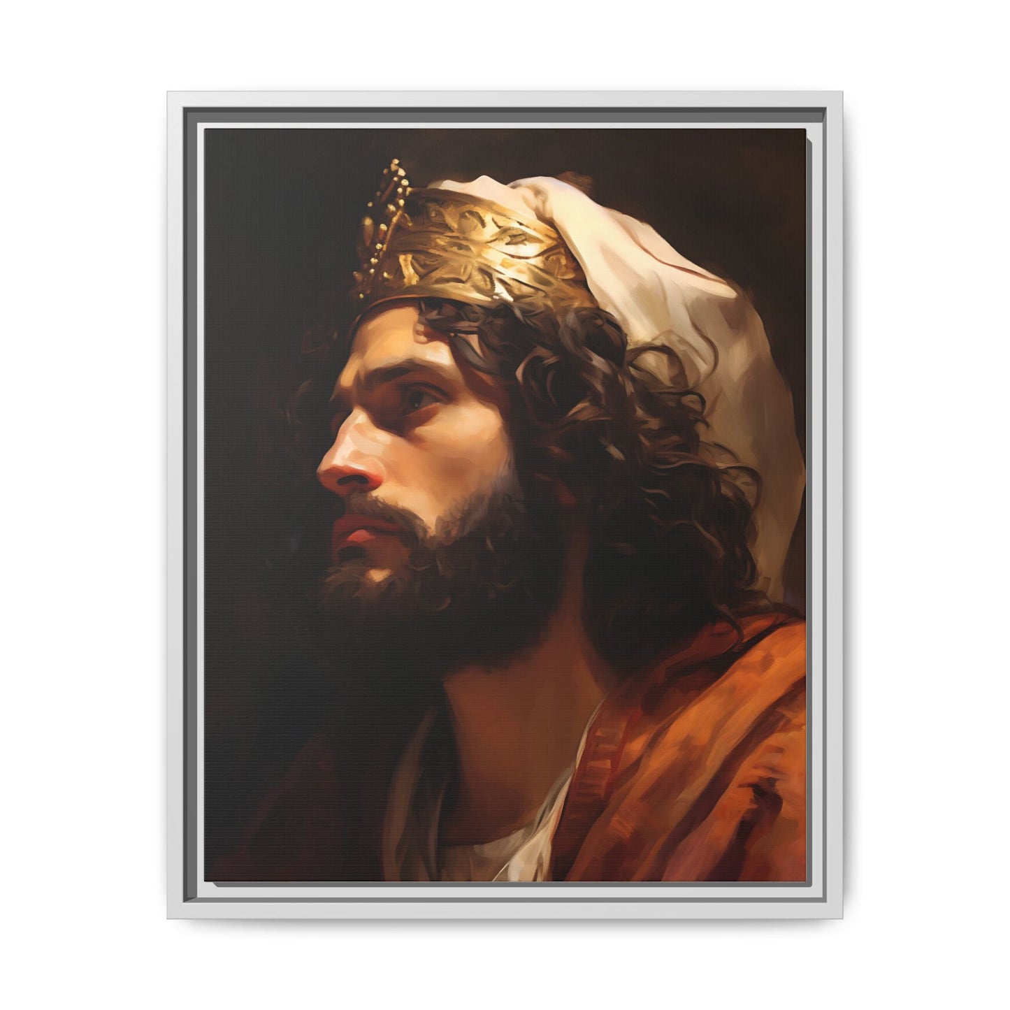 Portrait Of King David | Canvas Print