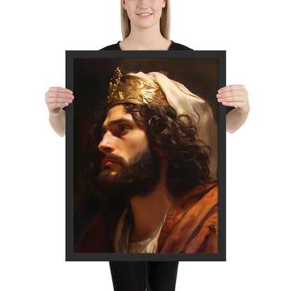 Portrait Of King David Fine Art Print - ChristVisions