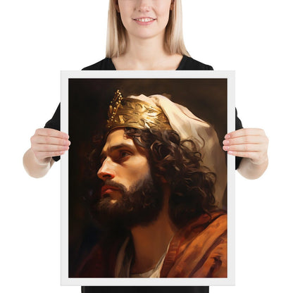 Portrait Of King David Fine Art Print - ChristVisions