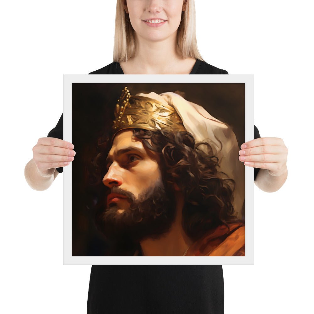 Portrait Of King David Fine Art Print - ChristVisions