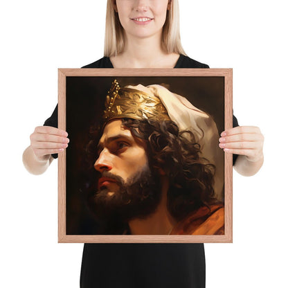 Portrait Of King David Fine Art Print - ChristVisions