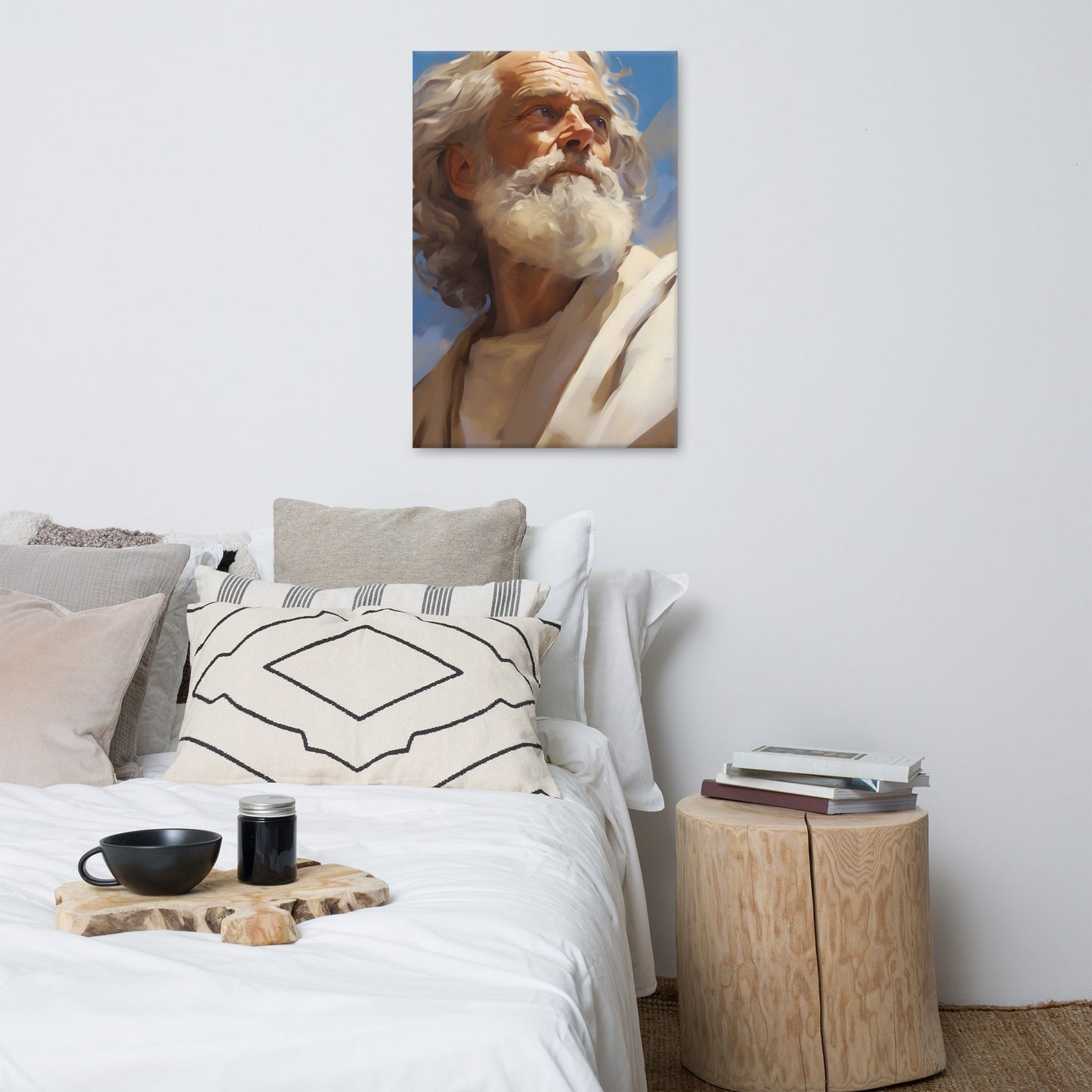 Portrait Of Moses Canvas Print - ChristVisions