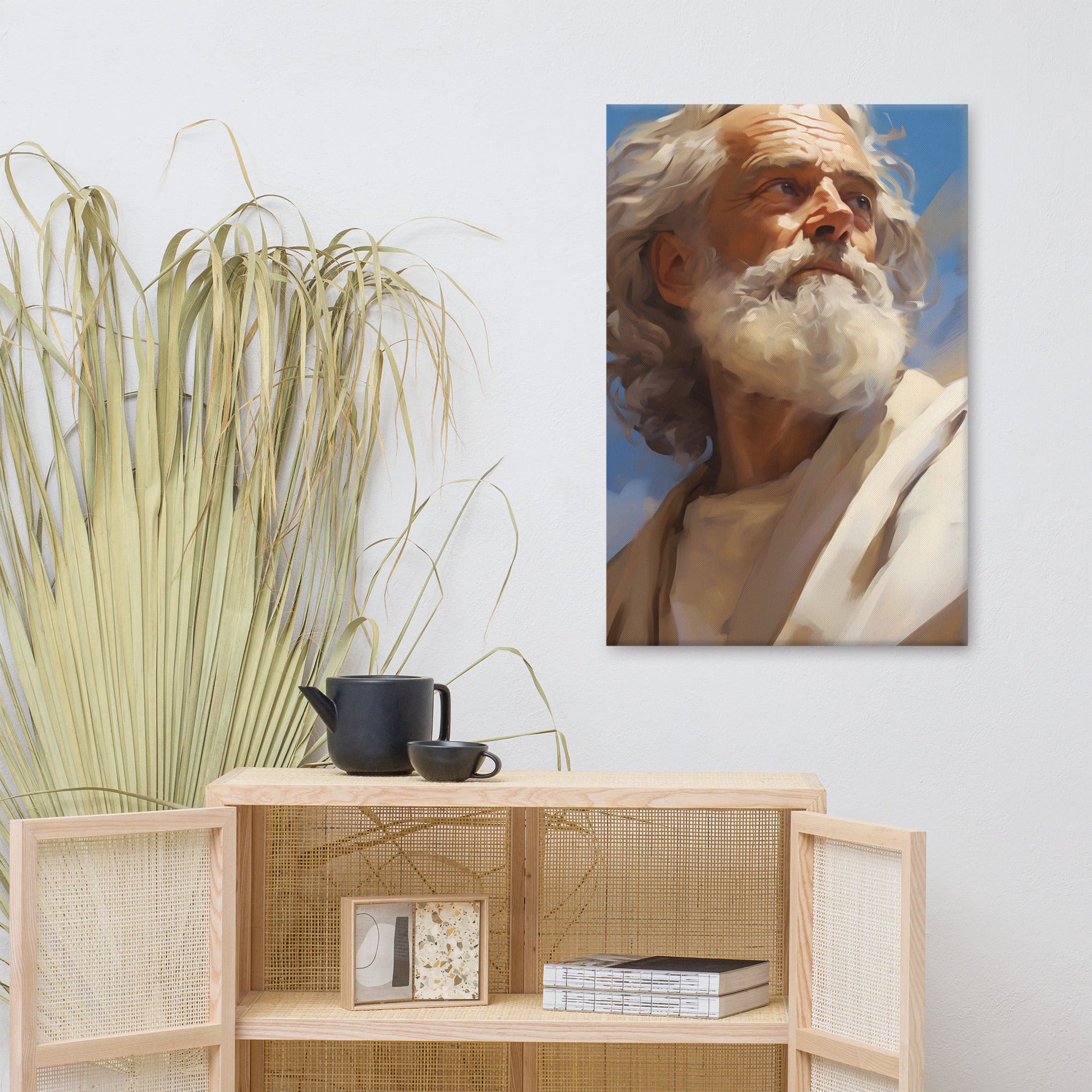 Portrait Of Moses Canvas Print - ChristVisions