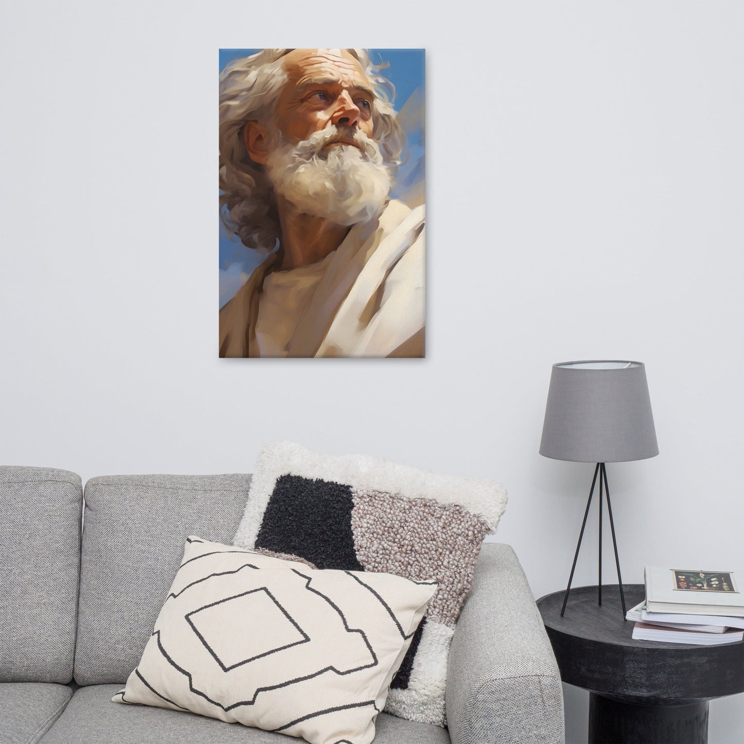 Portrait Of Moses Canvas Print - ChristVisions