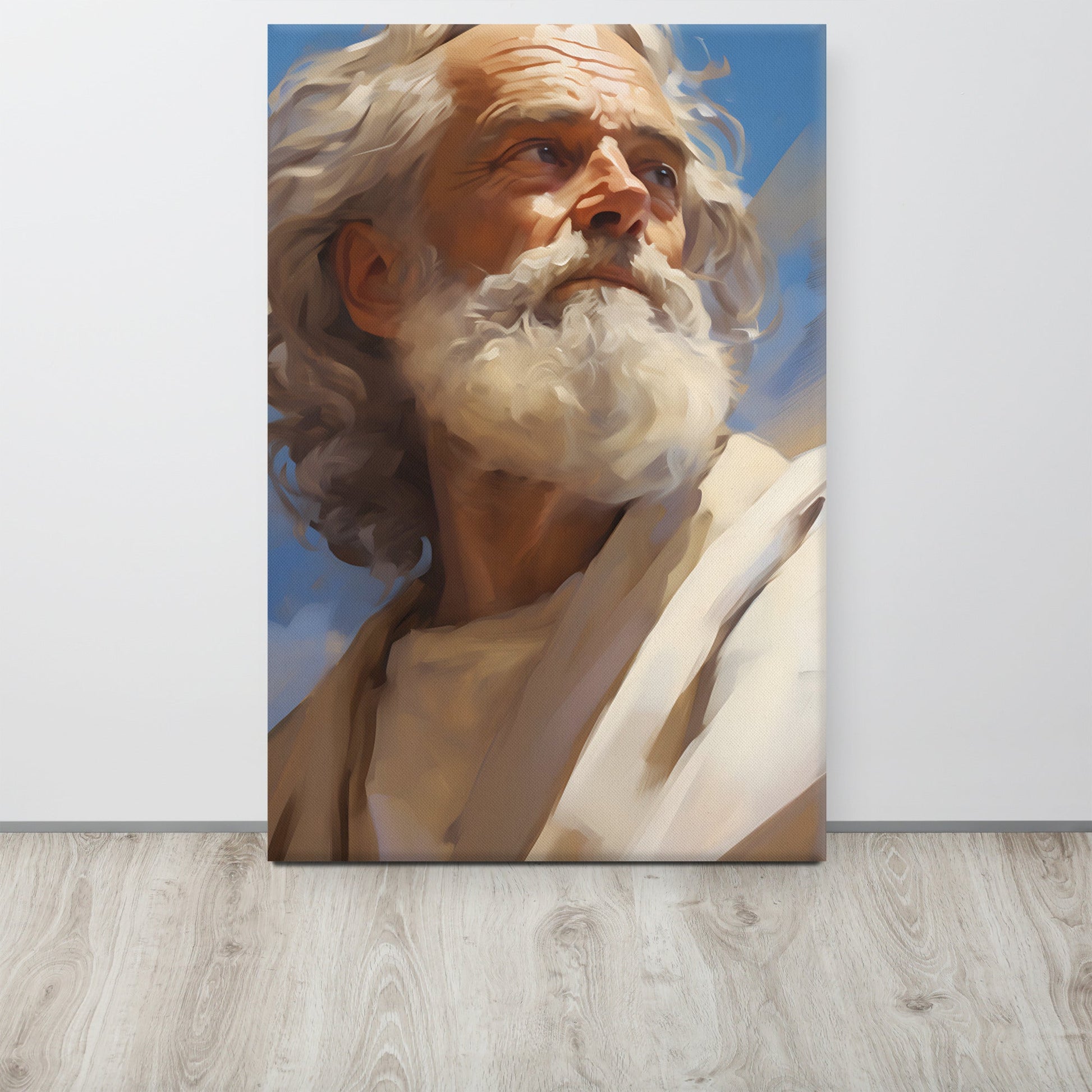 Portrait Of Moses Canvas Print - ChristVisions