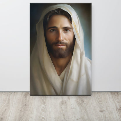 Portrait Of The Messiah Jesus Canvas Print - ChristVisions