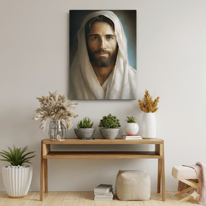 Portrait Of The Messiah Jesus Canvas Print - ChristVisions