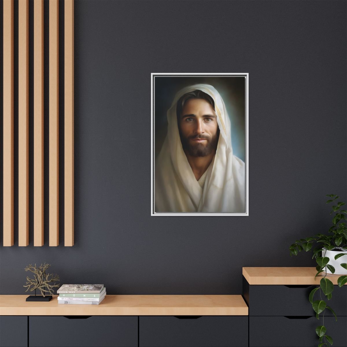 Portrait Of The Messiah Jesus Canvas Print - ChristVisions