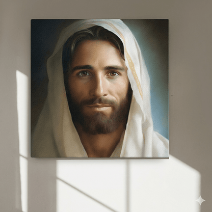 Portrait Of The Messiah Jesus Canvas Print - ChristVisions