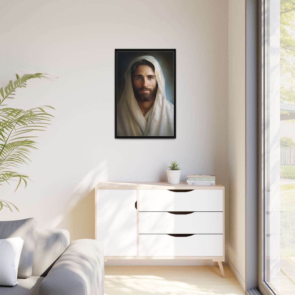 Portrait Of The Messiah Jesus Canvas Print - ChristVisions
