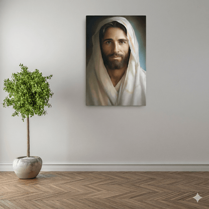 Portrait Of The Messiah Jesus Canvas Print - ChristVisions