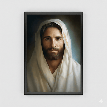 Portrait Of The Messiah Jesus Fine Art Print - ChristVisions