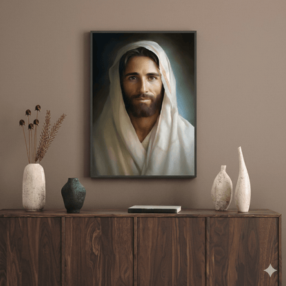 Portrait Of The Messiah Jesus Fine Art Print - ChristVisions