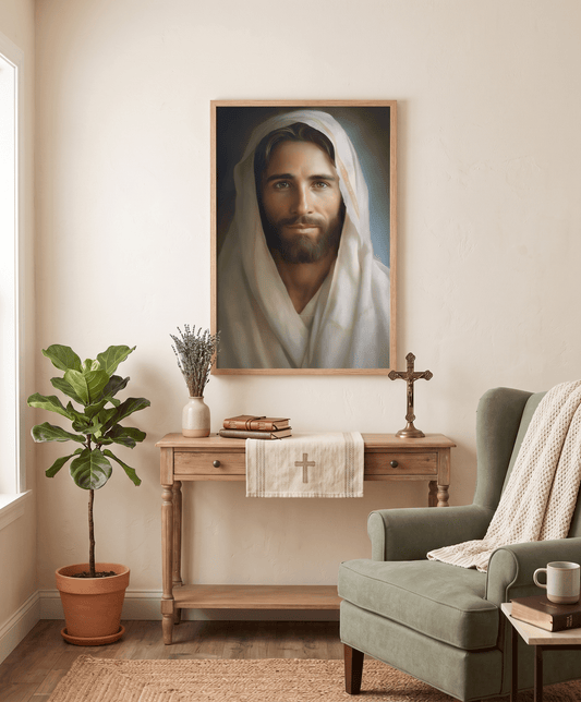 Portrait Of The Messiah Jesus | Fine Art Print