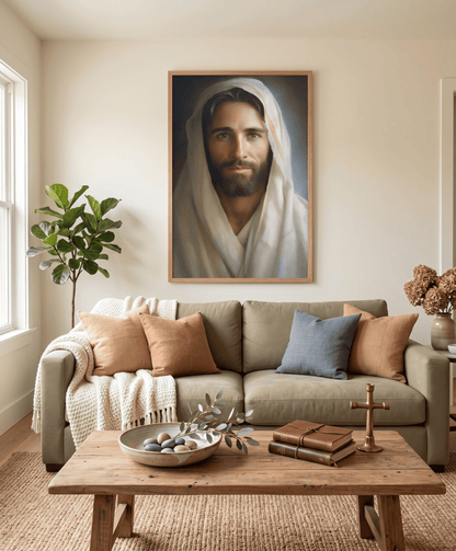 Portrait Of The Messiah Jesus | Fine Art Print