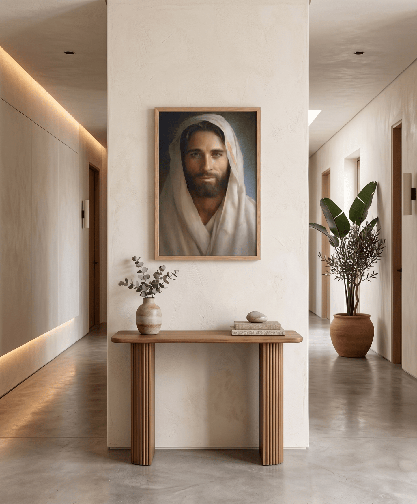 Portrait Of The Messiah Jesus | Fine Art Print