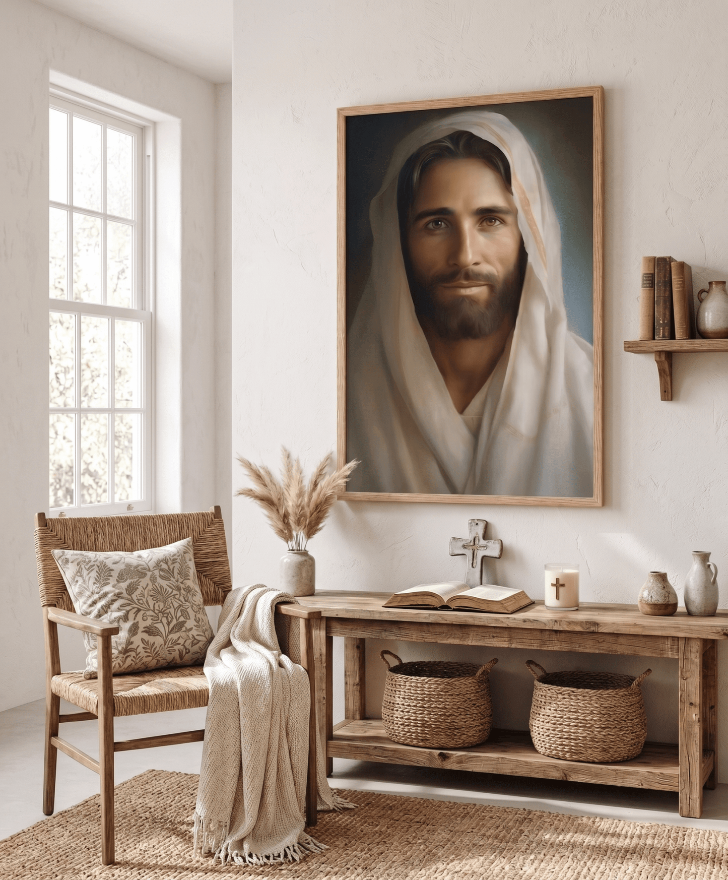 Portrait Of The Messiah Jesus | Fine Art Print