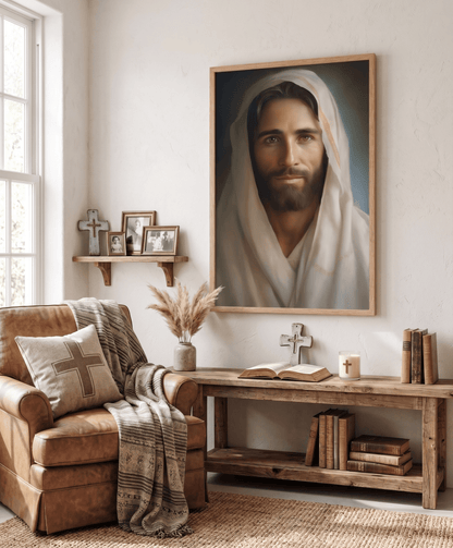 Portrait Of The Messiah Jesus | Fine Art Print