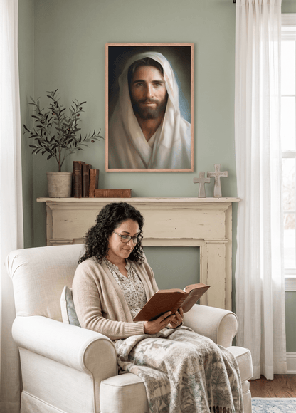 Portrait Of The Messiah Jesus | Fine Art Print