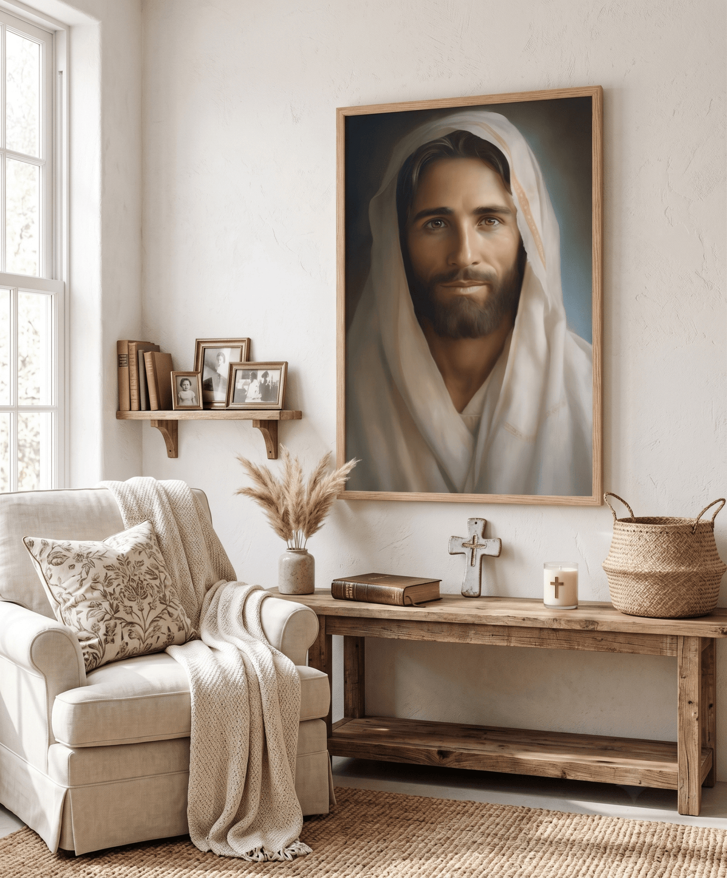 Portrait Of The Messiah Jesus | Fine Art Print