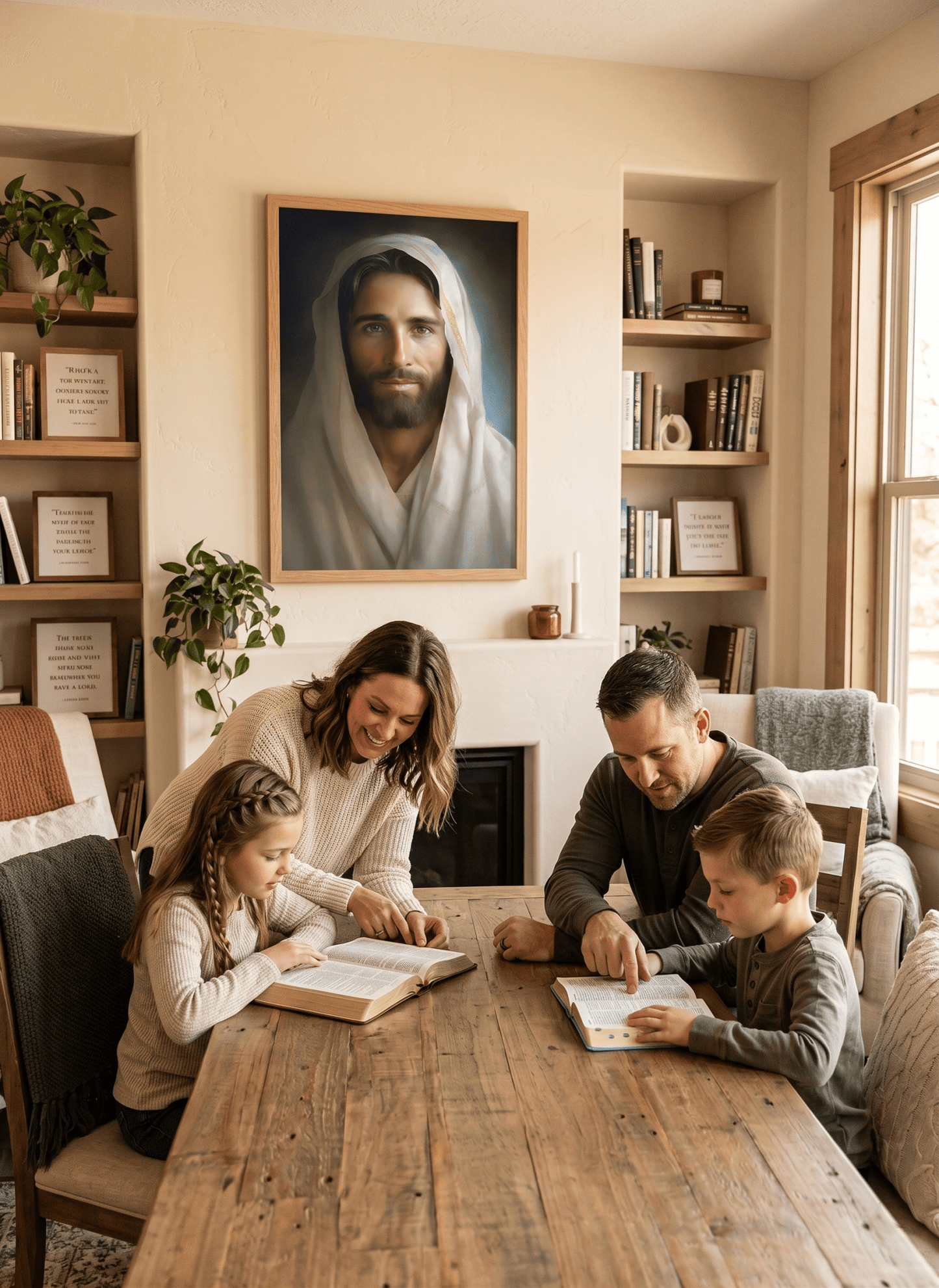 Portrait Of The Messiah Jesus | Fine Art Print