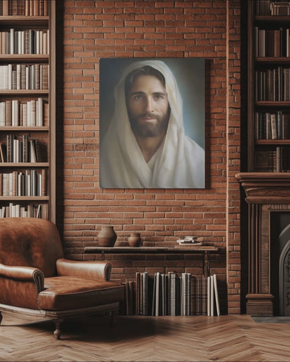 Portrait Of The Messiah Jesus | Comforting | Christian Canvas Wall Art