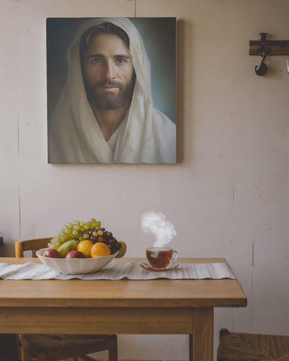 Portrait Of The Messiah Jesus | Comforting | Christian Canvas Wall Art