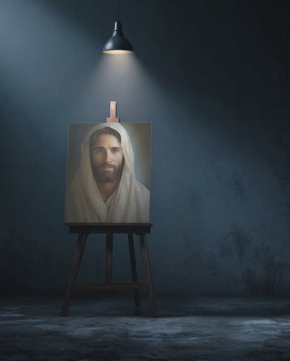 Portrait Of The Messiah Jesus | Comforting | Christian Canvas Wall Art