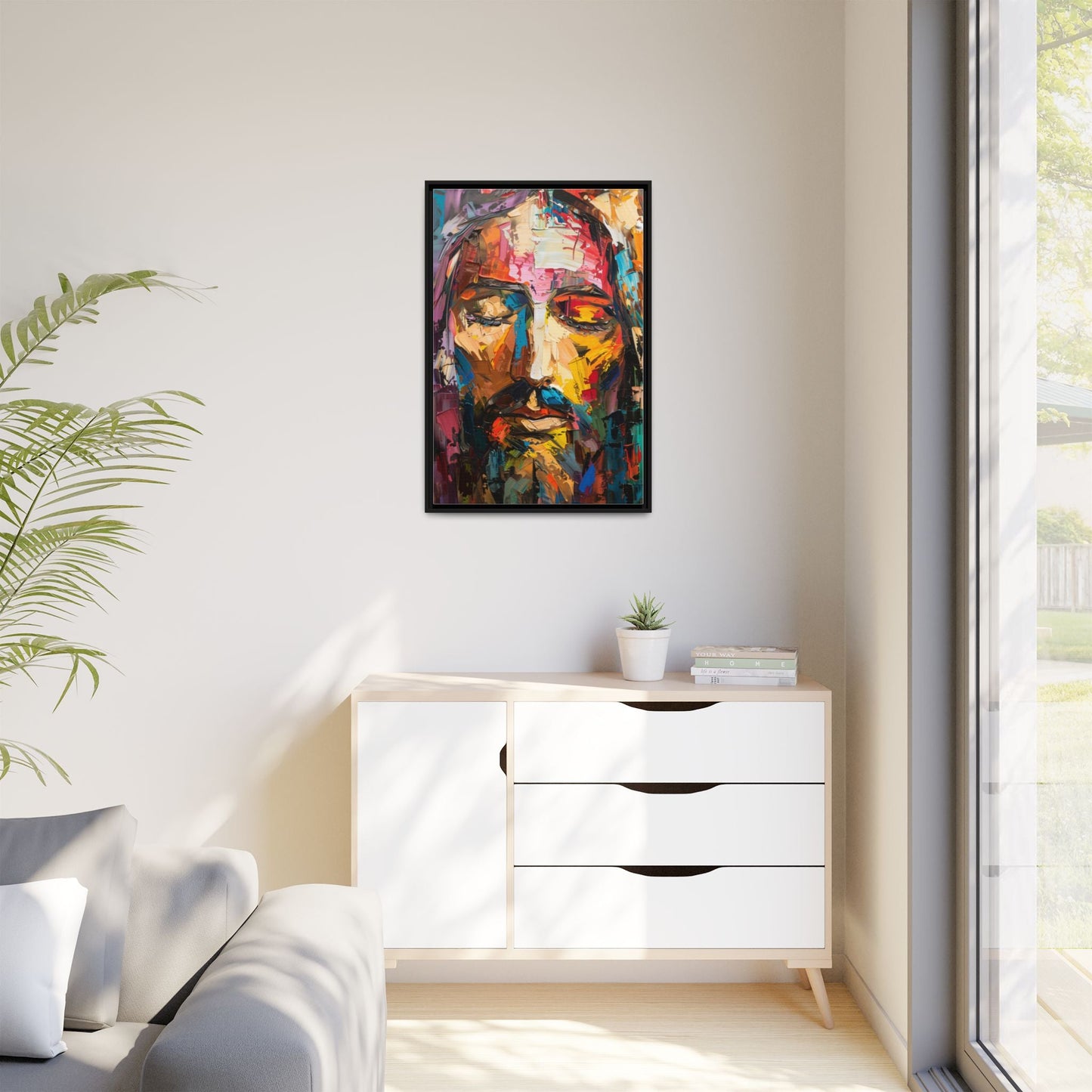 Rainbow Christ | Canvas Print