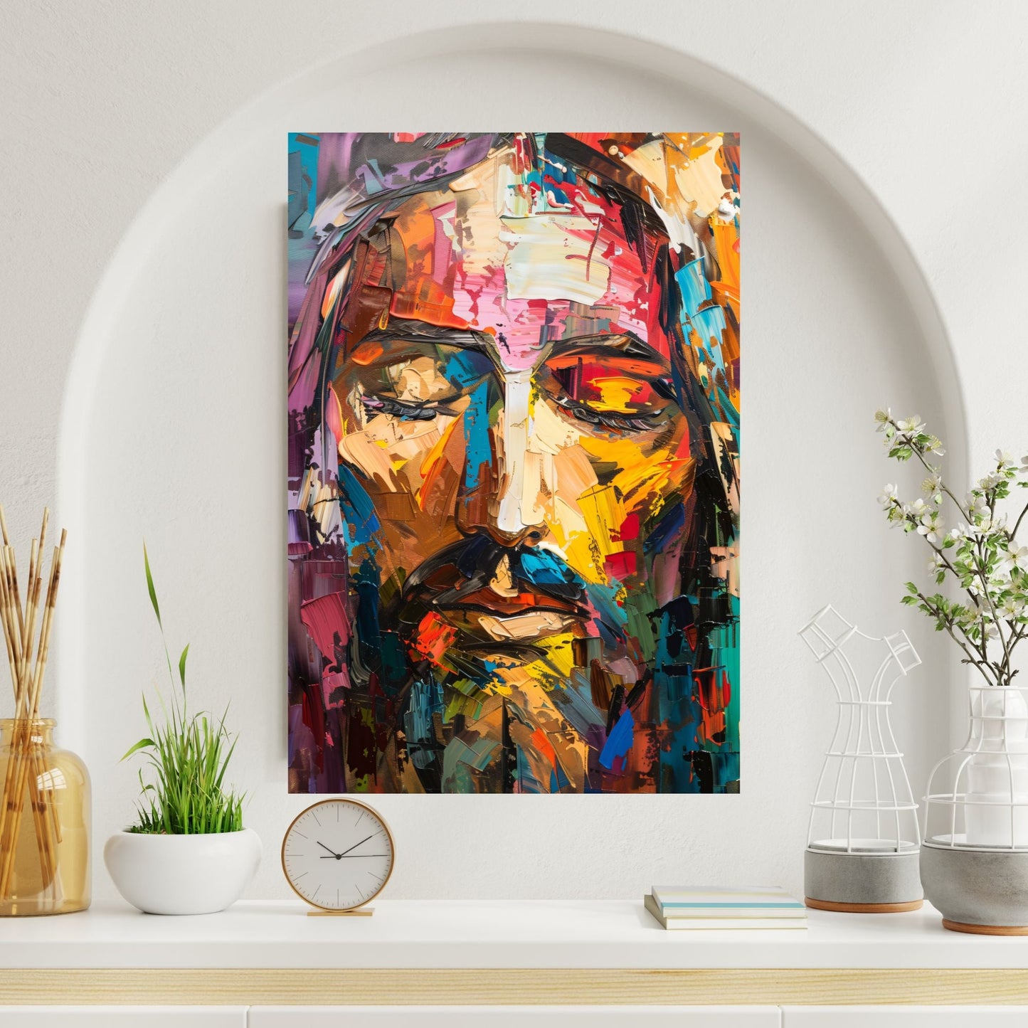 Rainbow Christ Fine Art Print - ChristVisions