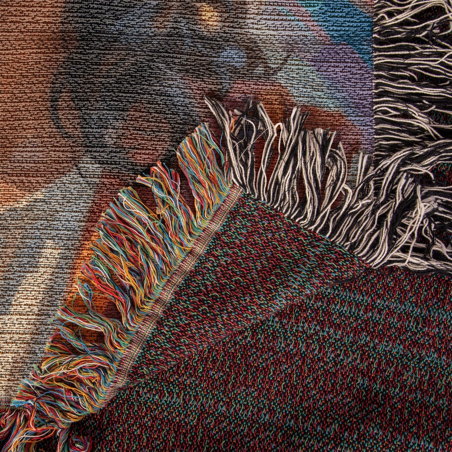 Rejoice In The Lord Jesus | Woven Throw Blanket