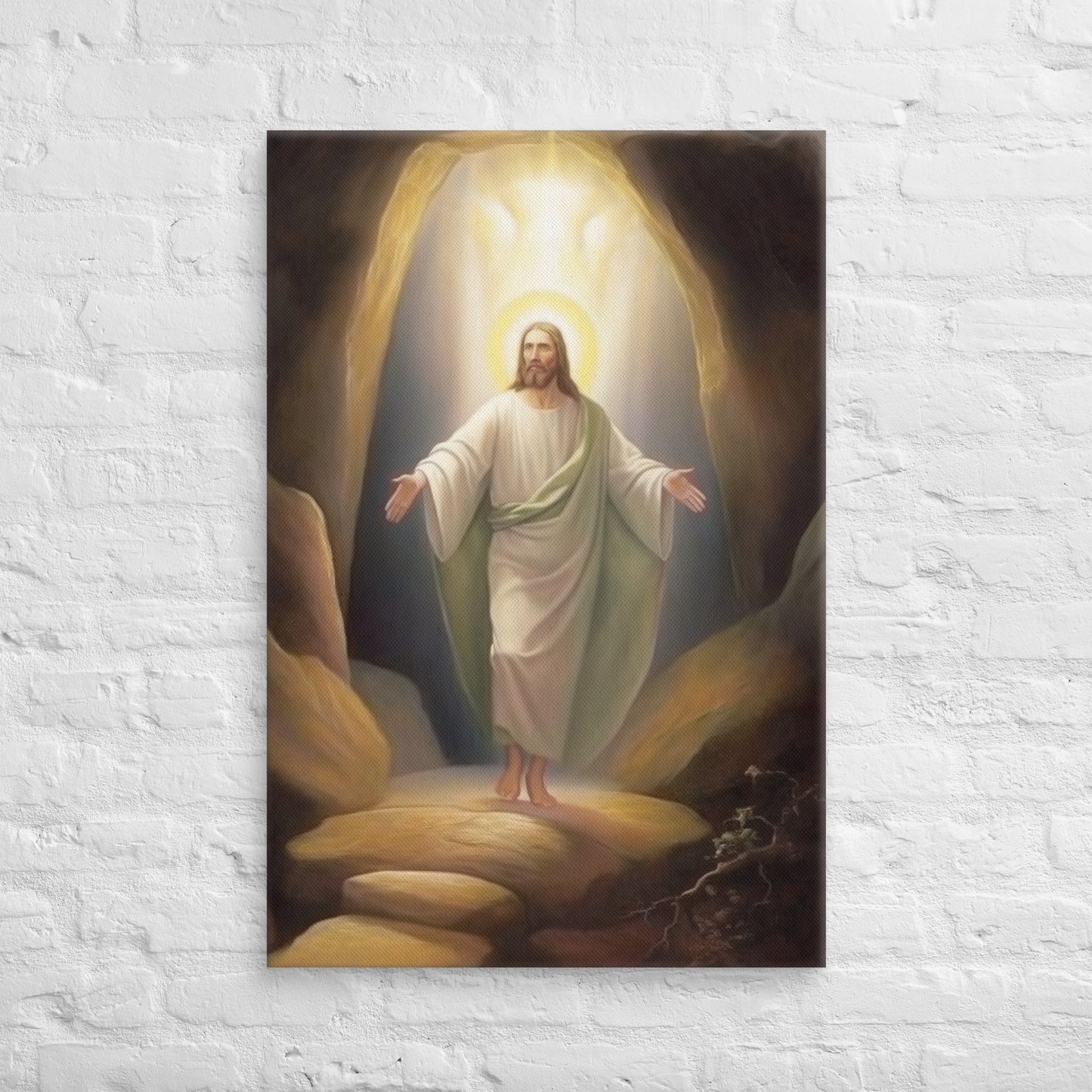 Resurrected Christ Canvas Print - ChristVisions