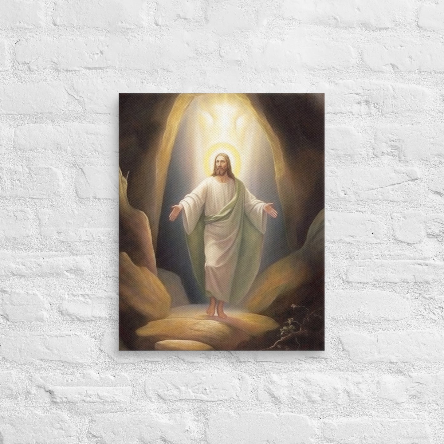 Resurrected Christ Canvas Print - ChristVisions