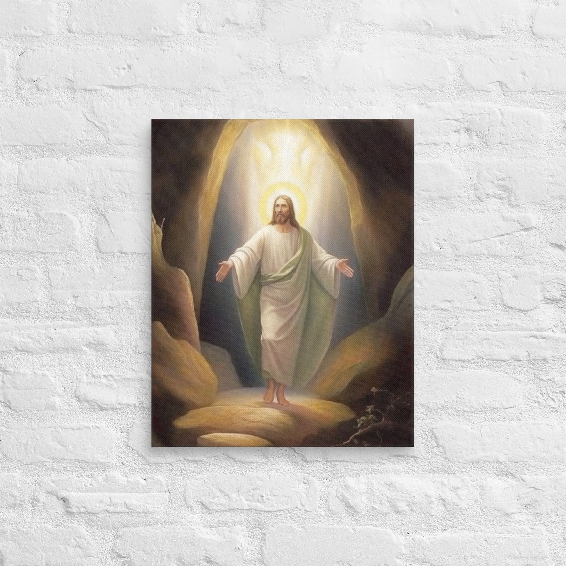 Resurrected Christ Canvas Print - ChristVisions