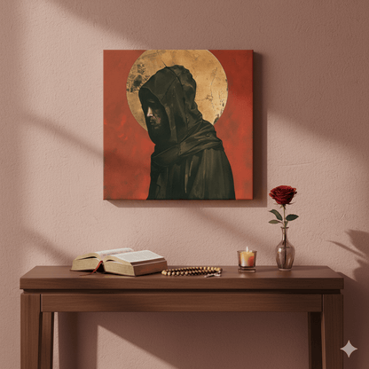 Saint Francis Contemplative Canvas Print - ChristVisions