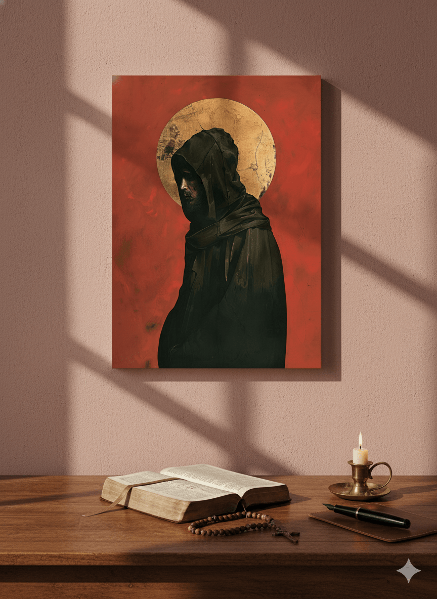 Saint Francis Contemplative Canvas Print - ChristVisions