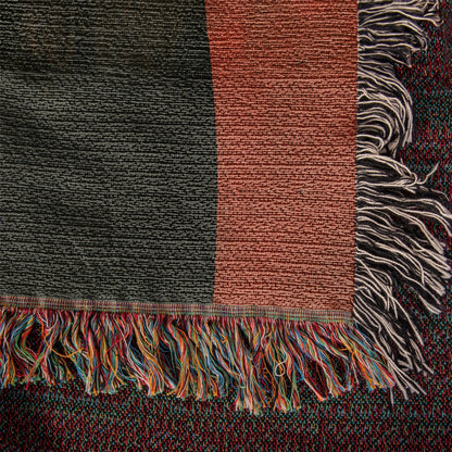 Saint Francis Contemplative | Woven Christian Throw Blanket