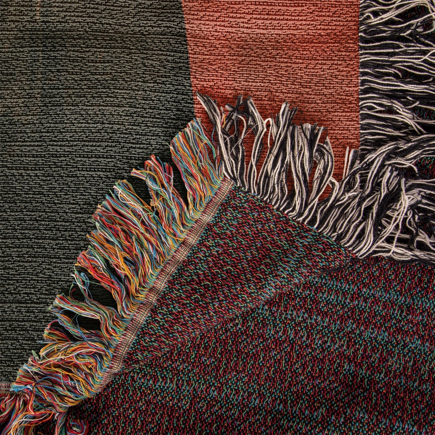 Saint Francis Contemplative | Woven Christian Throw Blanket
