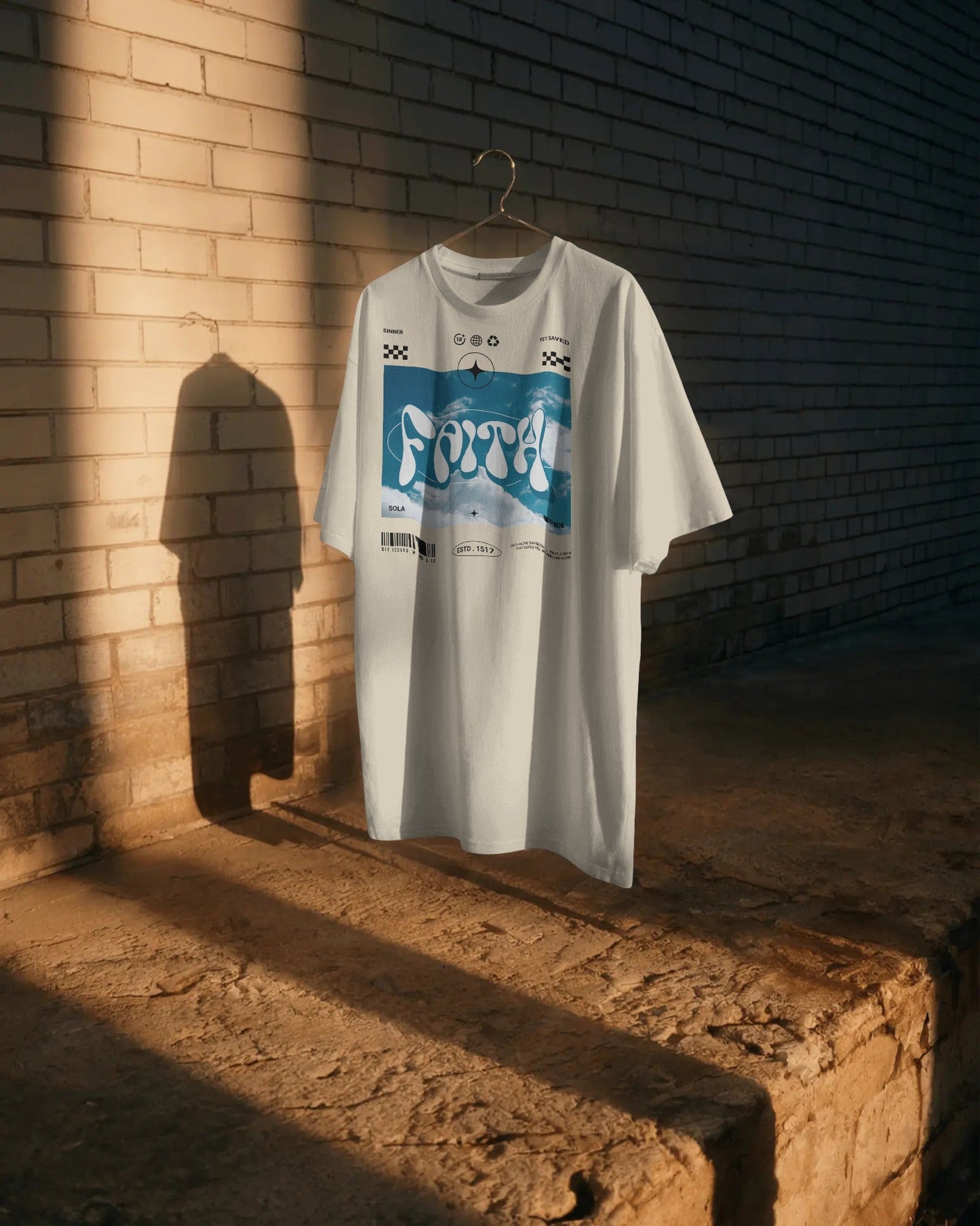 Sinner Saved By Faith 90s Style Reformation T-Shirt - ChristVisions