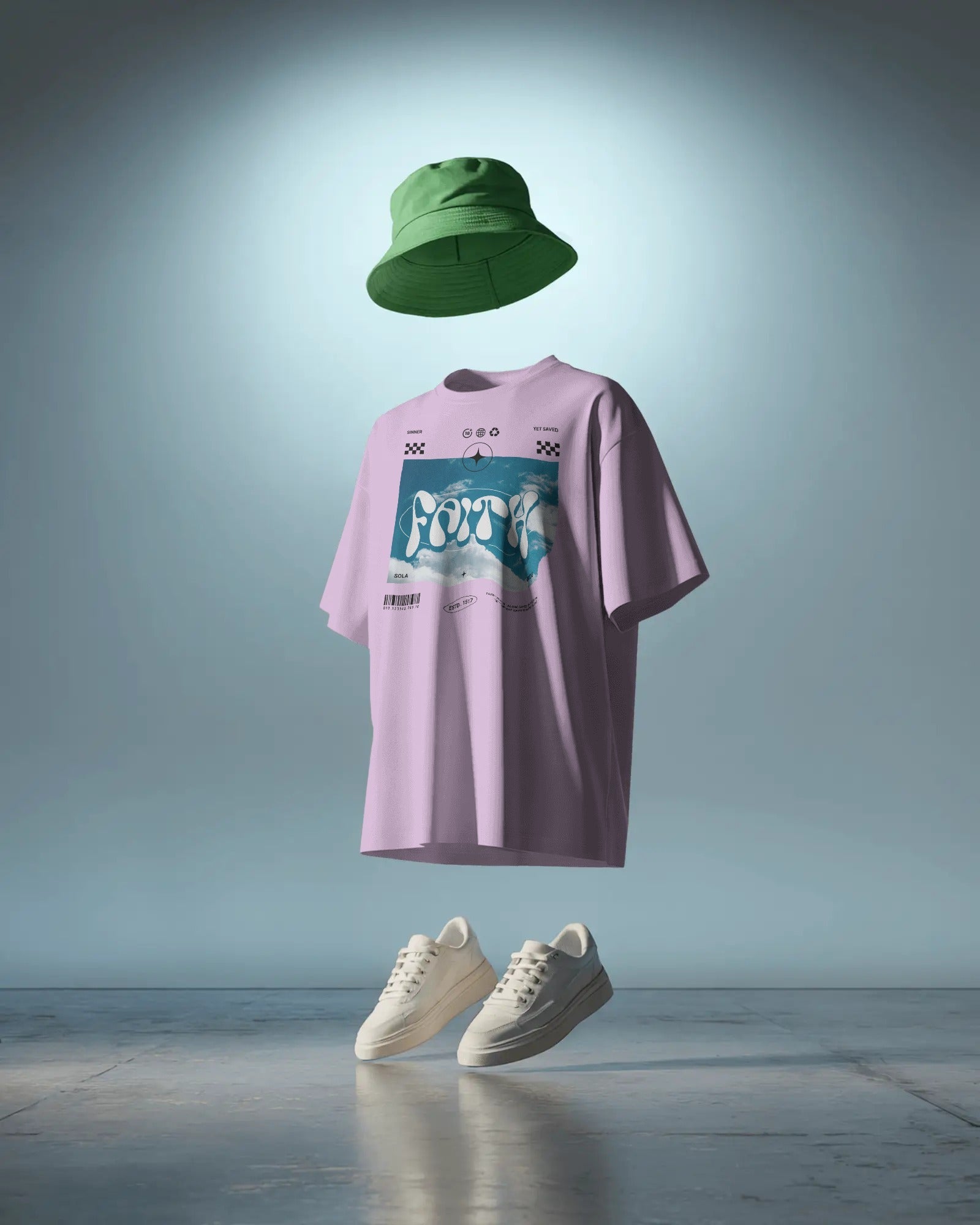 Sinner Saved By Faith 90s Style Reformation T-Shirt - ChristVisions